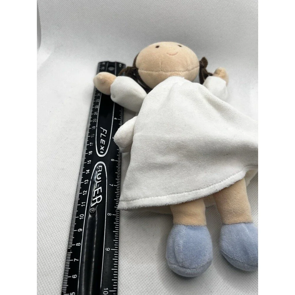 Little Princess Angel North American Bear Co Plush Doll  2015 10” dark brown hai